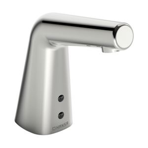 Designo-Style elekt. 1-gats wastafelkraan chroom m.netvoeding