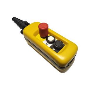 Hangende drukknopkast 2 drukknoppen/1 noodstop Harmony XAC-A