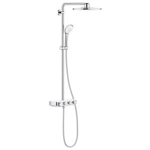 Euphoria SMARTCONTROL 310 douchesysteem wit-chroom duo rond