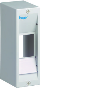 Miniverdeler, IP30, 2 modulen