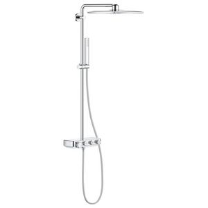 Euphoria SMARTCONTROL 310 douchesysteem chroom duo vierkant