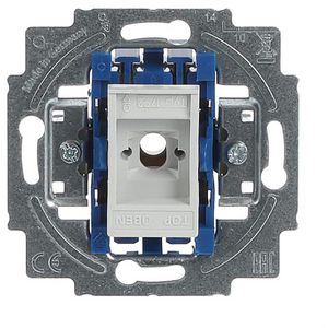 Inbouw kaartschakelaarsokkel 1-polig verlichtb 10A 250V AC