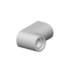 Houder voor reserverolhouder 65x25x73mm Mat Wit