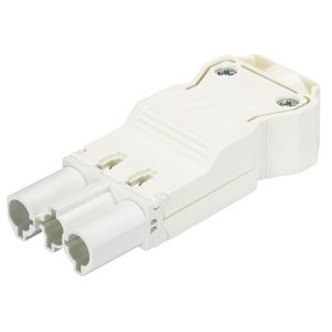 Kabelsteker GST18I3 male wit schroef 92.932.5053.0 VVE=50