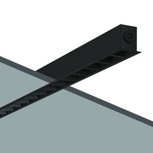 LED-Inbouwarmatuur 3000K 25W DALI zwart raster