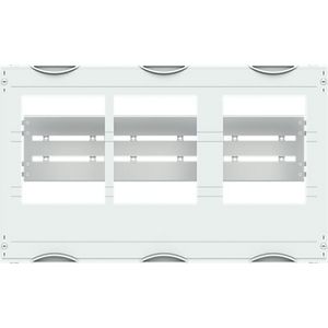 Inbouwunit leeg montagekit voor 3xNH1