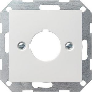 Afdekking draagring apparaten Ø22,5mm System 55 zuiver wit m