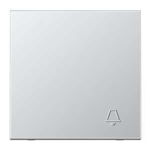 Schakelwip LS-aluminium met symbool bel