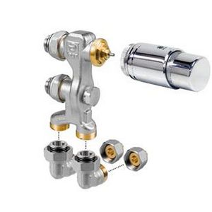 Aansluitset 11 pro-kraan wand 2p ac fe/cu Ø16/1