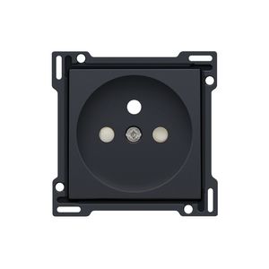 Afwerkingsset stopcontact penaarde/besch.afsl. anthracite