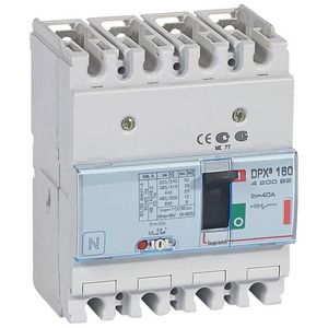 Vermogenschakelaar 160 Thermomagn. 40A 4-polig 36kA DPX3