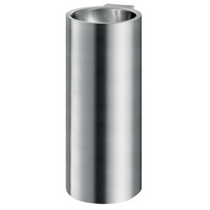 Wastafel zonder kraangat met overloop RVS 304 mat 124720