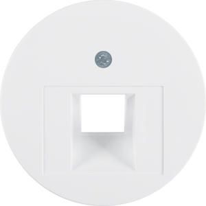 Centraaldoos RJ-datacontactd. 1v 45gr berker R.1/R.3/R.8 pw