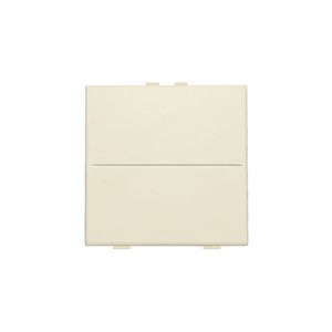 Enkelv. toets RF schakelaar/drukknop + 2 bedienknoppen cream VVE=10