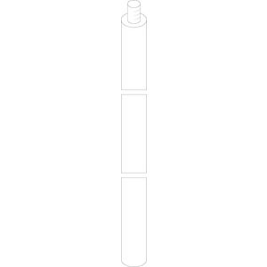 Opofferingsanode D33x1000mm niet geïsole 8735101063