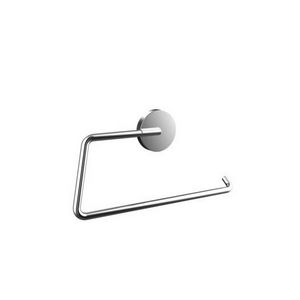 Round, handdoekring, scharnierbaar, 224mm, chroom