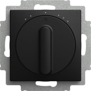 ventilatorschak 1P cpl 3-standen SI-B-matzwart