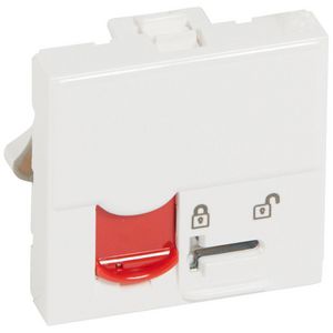 Connector 1xRJ UTP Cat. 5e 2 modulen slot Mosaic