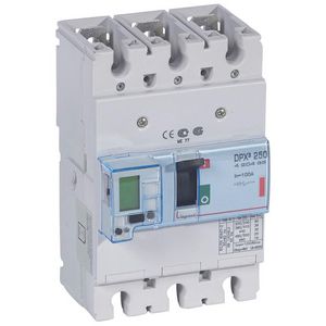 Vermogensschakelaar 250-e + mt 3-polig 100A 36kA DPX3