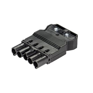 Stekerdeel met trekontlasting GST18I5S S1 ZR1 m zwart VVE=50
