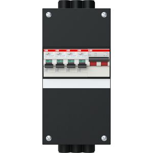 Groepenkast 1-fase 1 HS 40A 2P 4 RCBO B16 30 mA