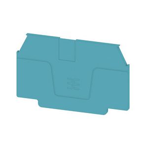 Afsluit- eindplaat blauw h:60mm b:2mm V-0 Wemid VVE=20
