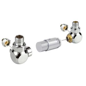 Aansluitset 35 deco wand as fe/cu Ø10/1