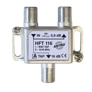 Aftakelement 1-V 16dB aftakdemping retour met f-aans. VVE=10