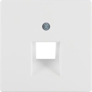 Centraaldoos RJ-datacontactd 1v 45° berker Q.1/Q.3/Q.7 polar wit