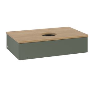 Wastafelonderkast Antao 800x190x500mm L.Green Matt Lacquer K08051HL