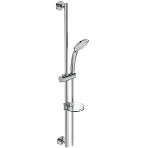 Idealrain M1 glijstangcombinatie 900mm chroom met 1 straalsoort handdouche 100mm