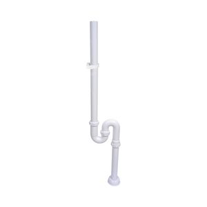 Wasmachine-afvoerset PP wit 40mm KOMO McAlpine