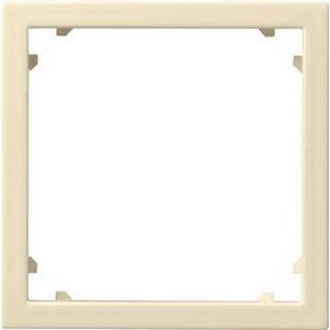 Adapterraam vierkant 45x45mm System 55 creme wit