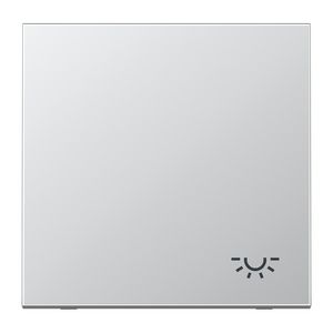 Schakelwip LS-aluminium met symb. Licht