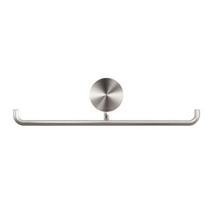 Closetrolhouder dubbel zonder klep RVS OPAL