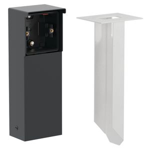 Spuitwaterdichte tuinpaal grondpin 1 Hydro functie zwart