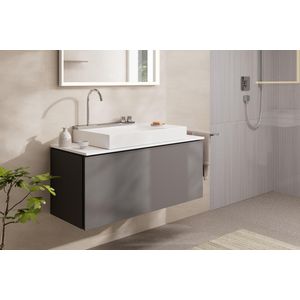 Badmeubel Xilesa E 1180/470+1 lade wastafel Slate Matt Grey