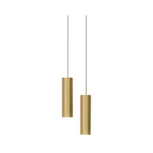 Hanglamp CL20 cilindervormig goudkleurig metaal 200mm led 6W 3000K