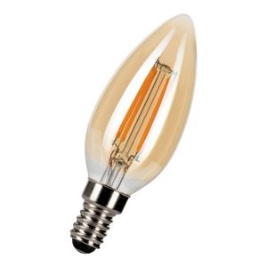 LED-lamp C35 GD FIL E14 DIM 4W 29W 300lm 822 goud