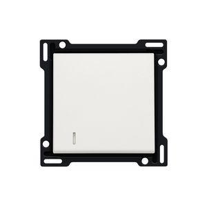 Afwerkingsset lens enkelvoudige schakelaar/knop white