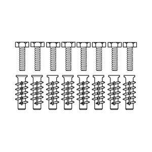 Set bevestigingsmateriaal V8660 set 8 stuks voor cellenbeton