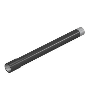 Lengte a 3m. buis met draad+sok M25 staal PES50 zwart v. mechanische bescherming van kabels/leidingen VVE=10