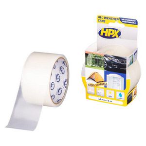 Rol zelfklevende tape all Weather 48mmx5m transparant