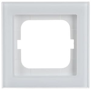 Afdekraam 1v ax-witglas