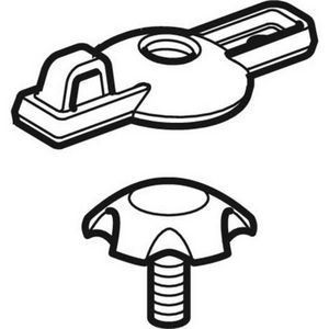 Afdekschroef v mengknop Bambini wastafelkraan 1-hendel mengkr.