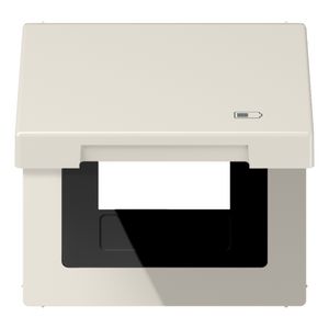 Klapdeksel LS990 wit met symbool Lader