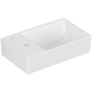 Fontein Avento 360x220mm wasbak rechts wit C+