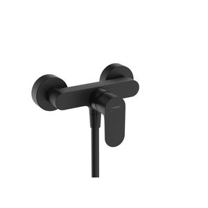 Rebris S 1-hendel douchekraan opbouw mat zwart