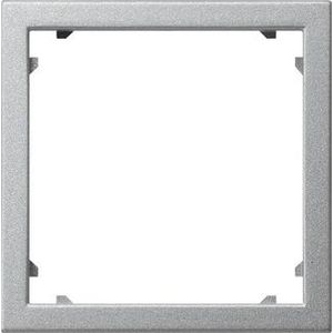 Adapterraam vierkant 45x45mm System 55 kl.alum.