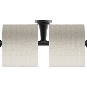 Starck T Dubbele Papierrolhouder 255x76x50mm Zwart mat